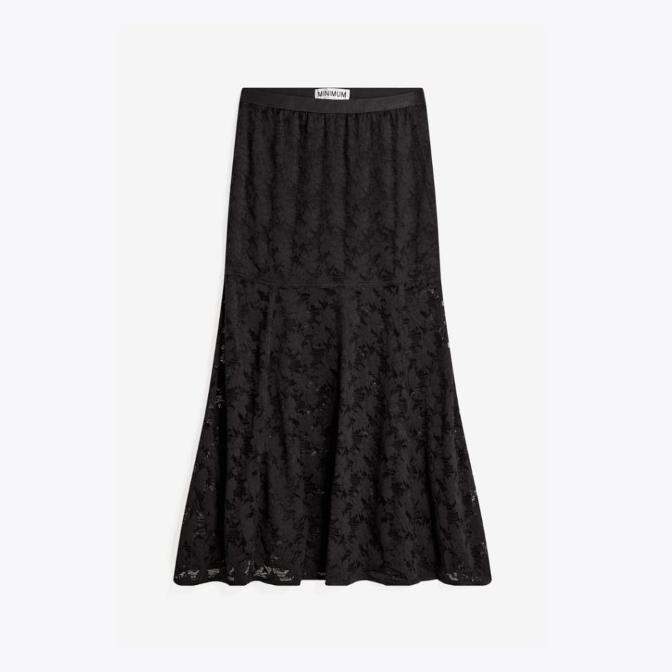 Minimum Christie Lace Skirt — Black - Public Mercantile