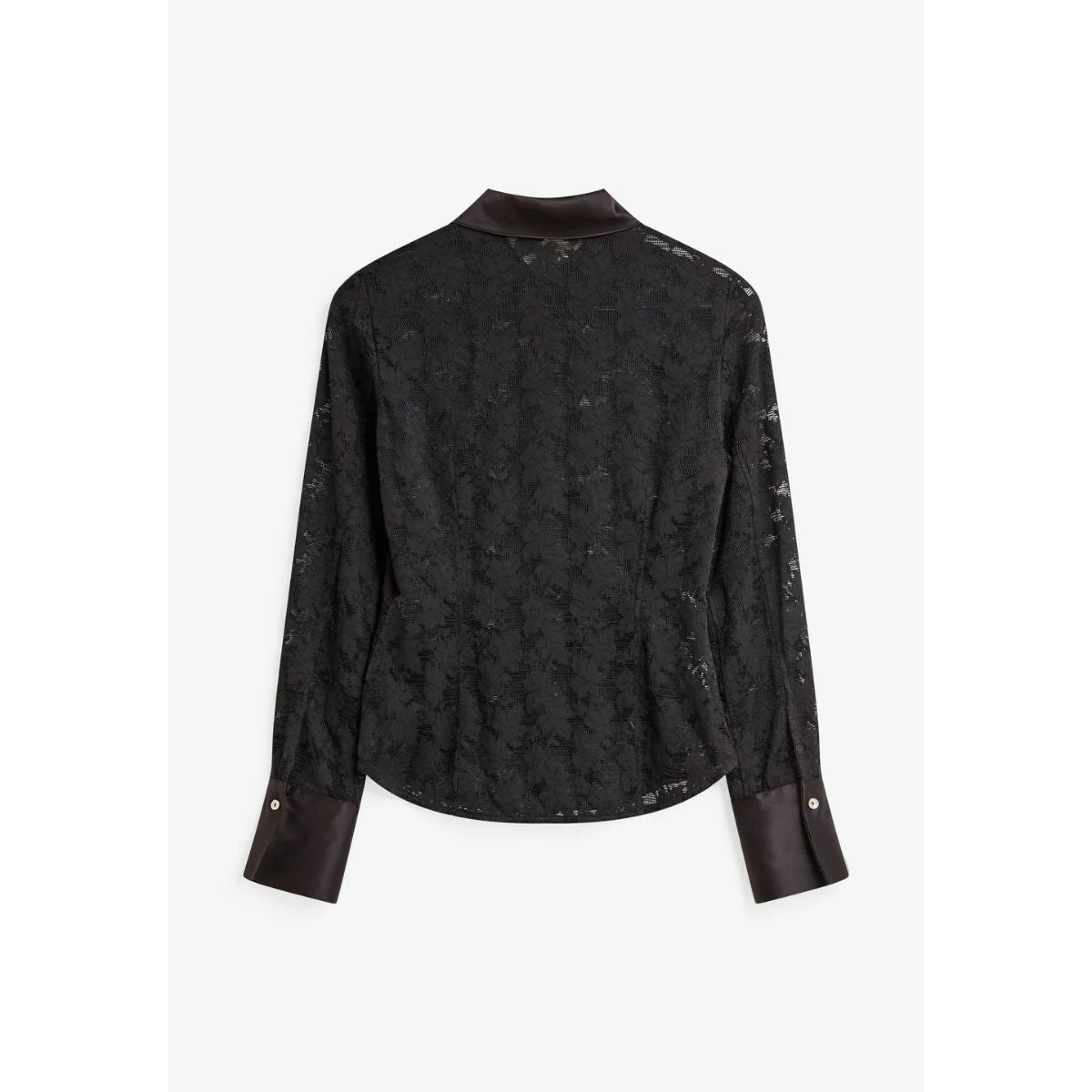 Minimum Griy Lace Shirt — Black - Public Mercantile