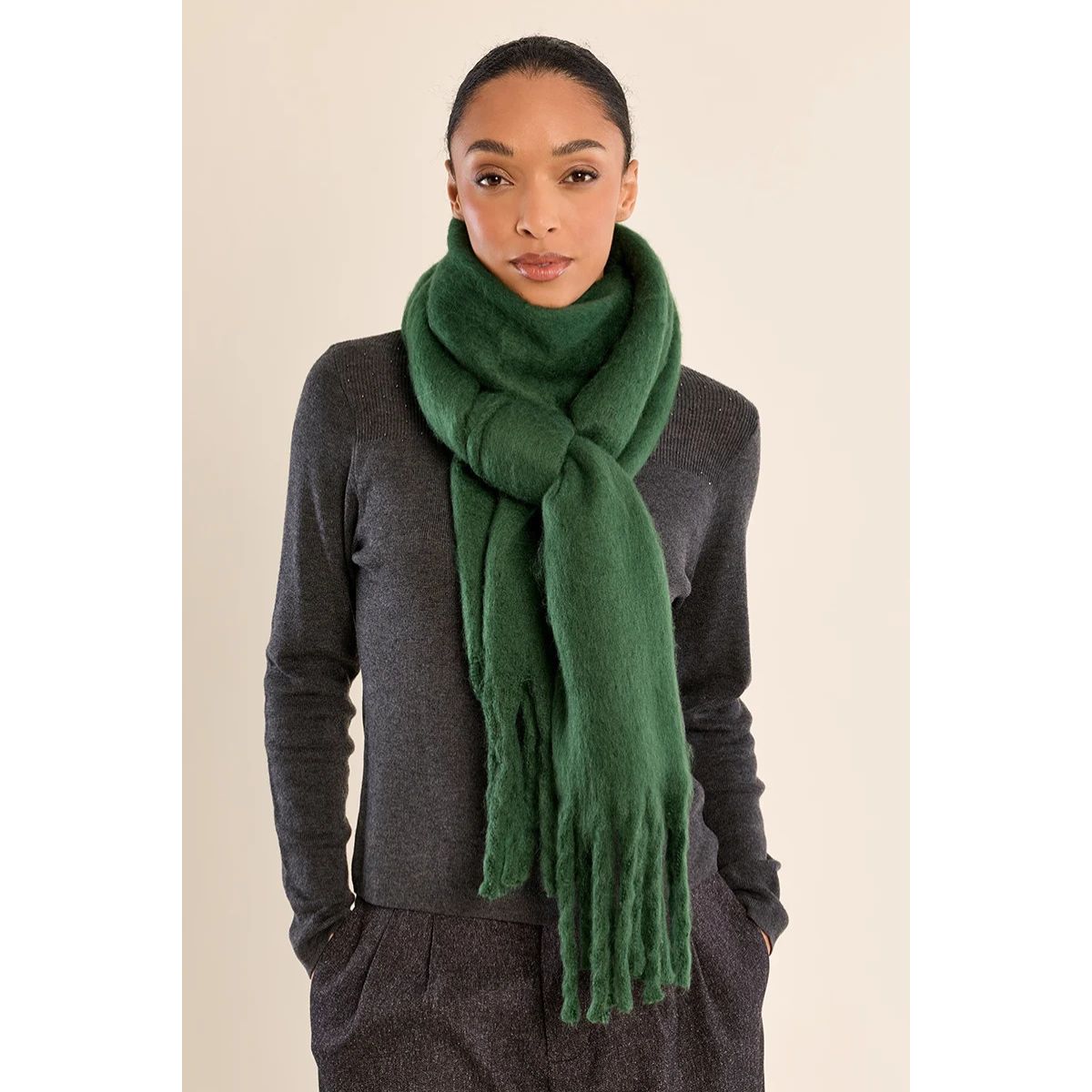 Thick Fringe Scarf - Public Mercantile