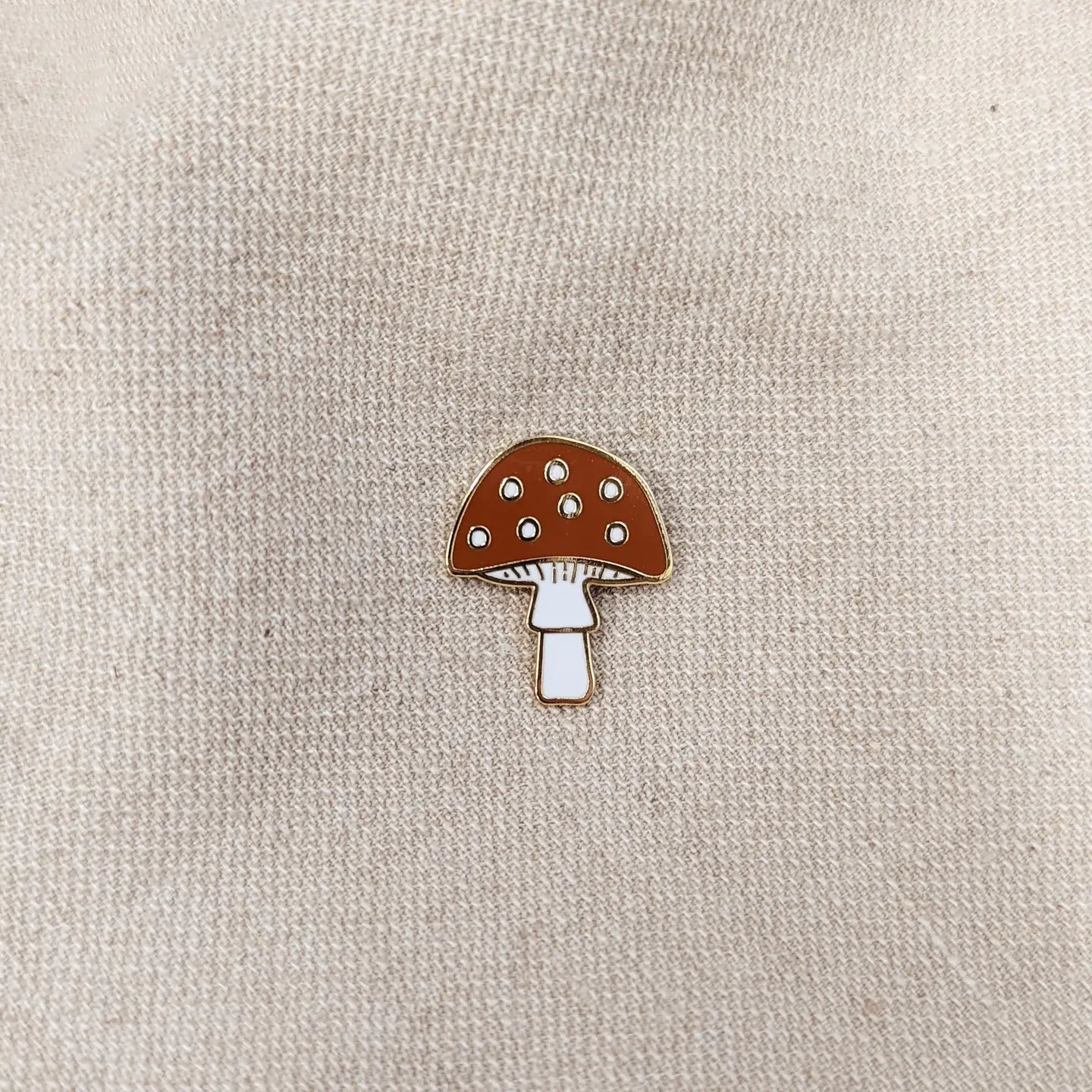 Mushroom Enamel Pin - Public Mercantile