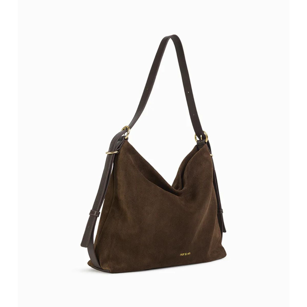Moreen Suede Handbag — Ébène