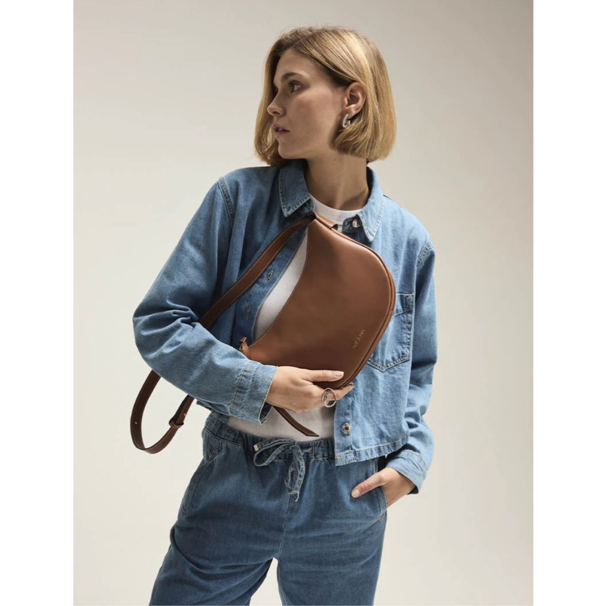 Lune Handbag — Noisette