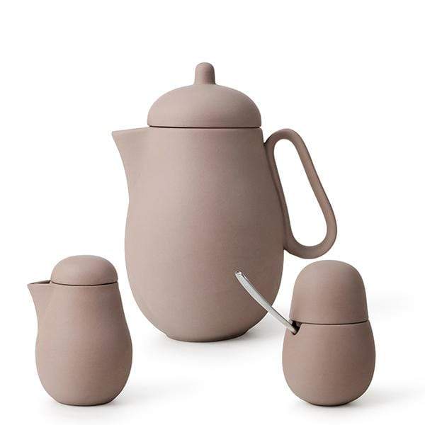Nina Teapot with Cream & Sugar Set - Public Mercantile