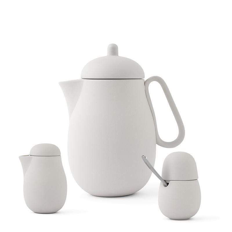 Nina Teapot with Cream & Sugar Set - Public Mercantile