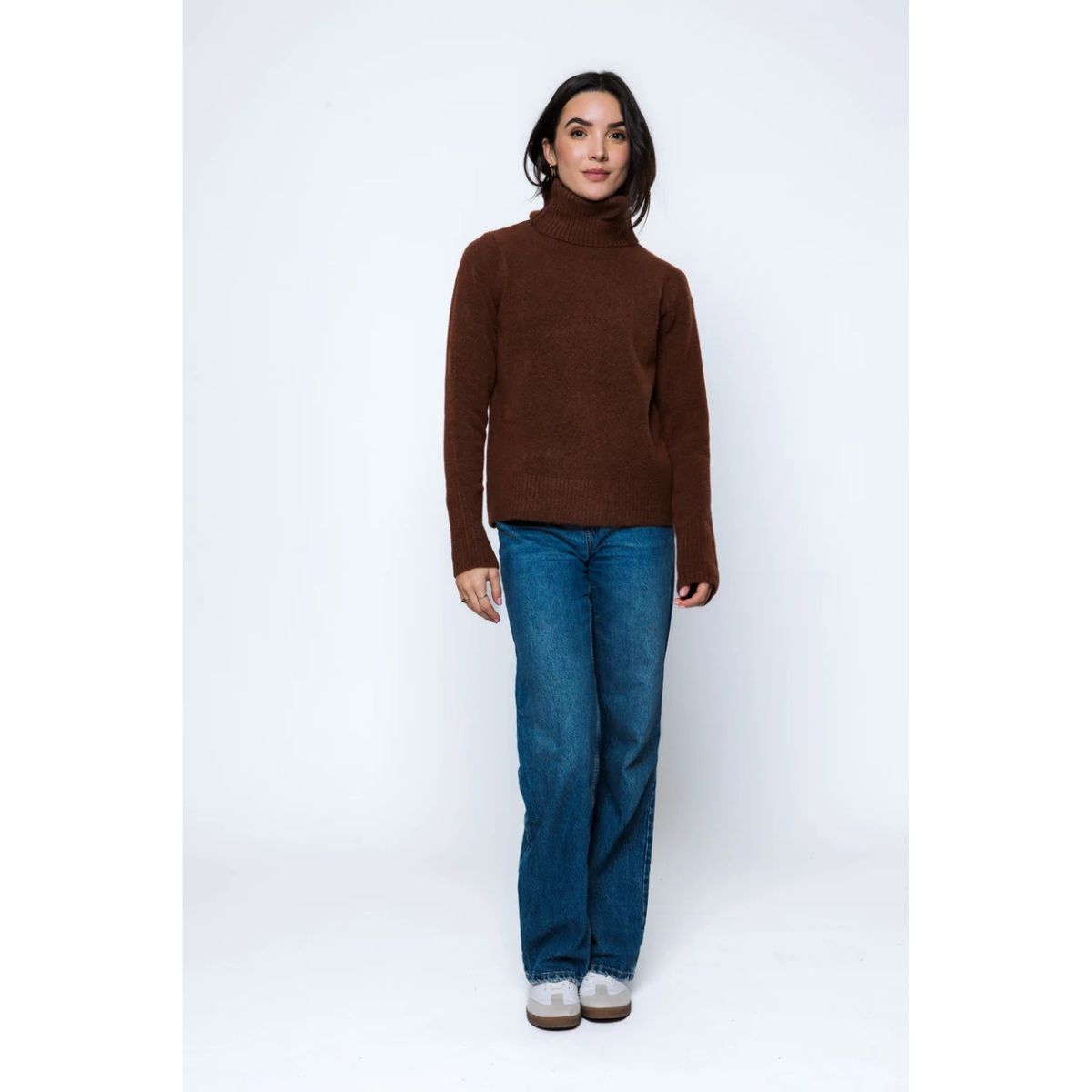 Aubrey Turtleneck Sweater  — Garnet - Public Mercantile