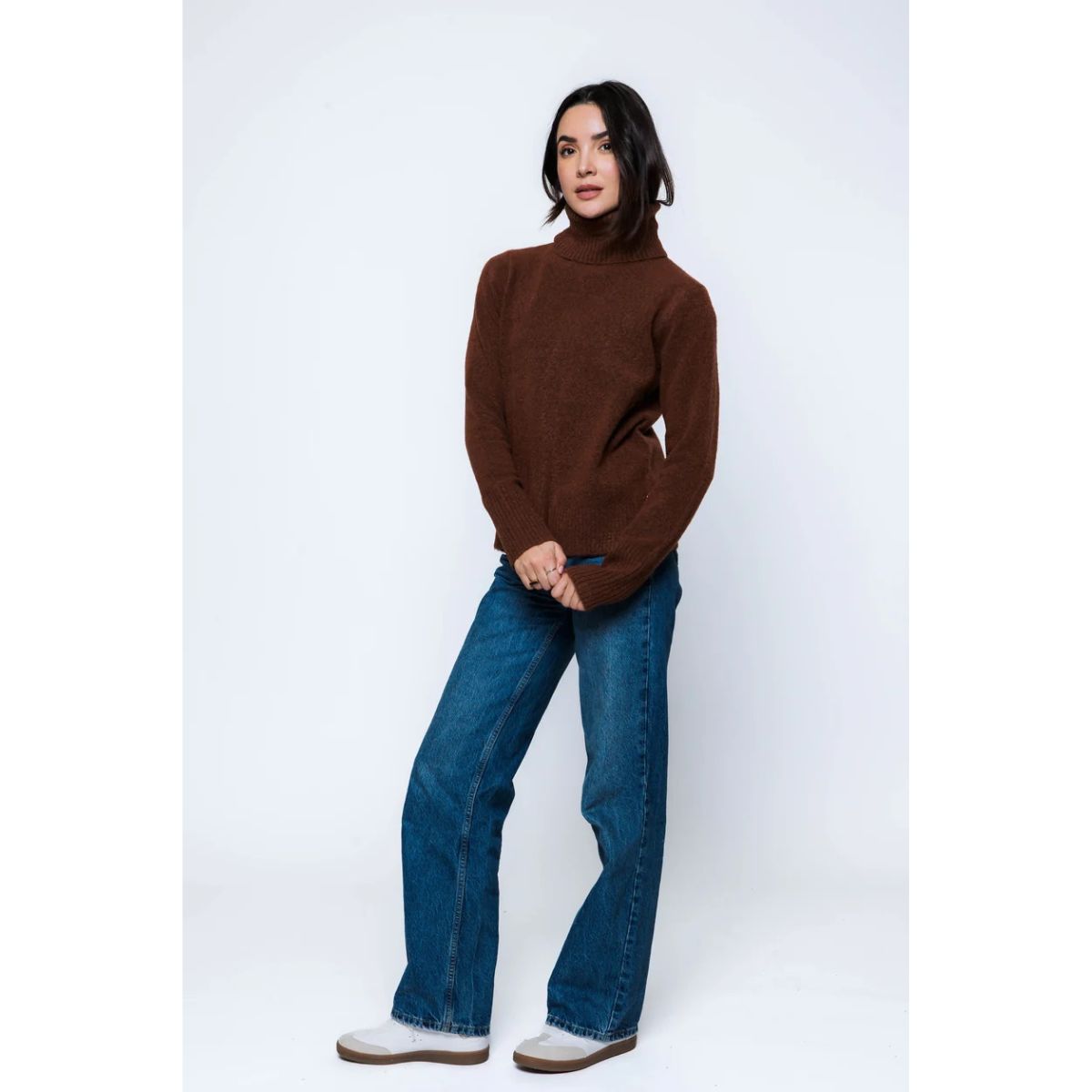 Aubrey Turtleneck Sweater  — Garnet - Public Mercantile