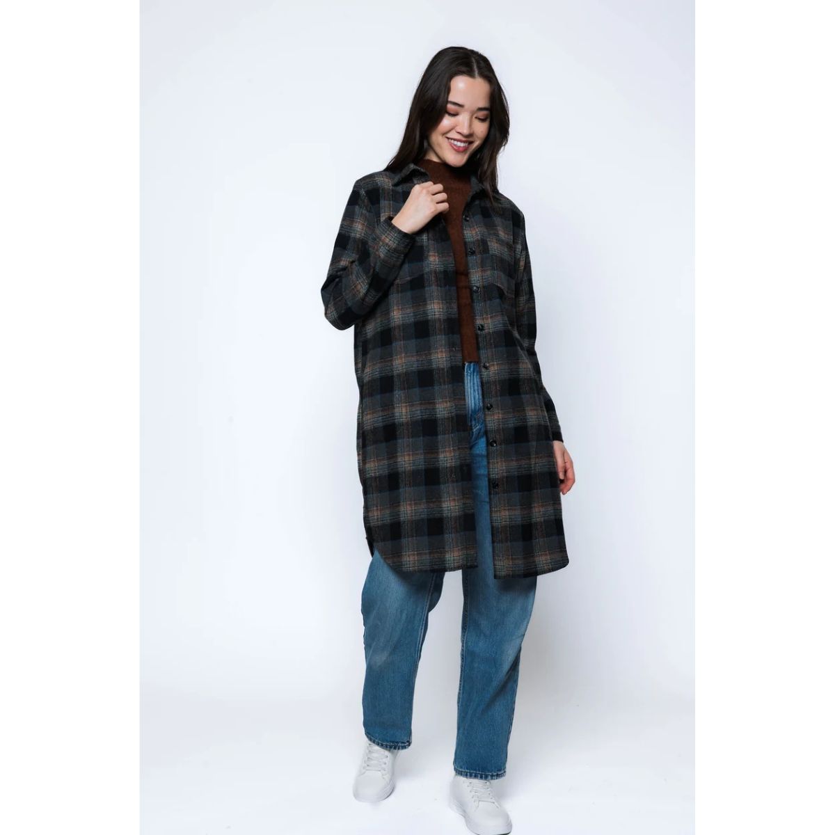 Mercer Shirt Jacket  — Winter Grey Plaid - Public Mercantile
