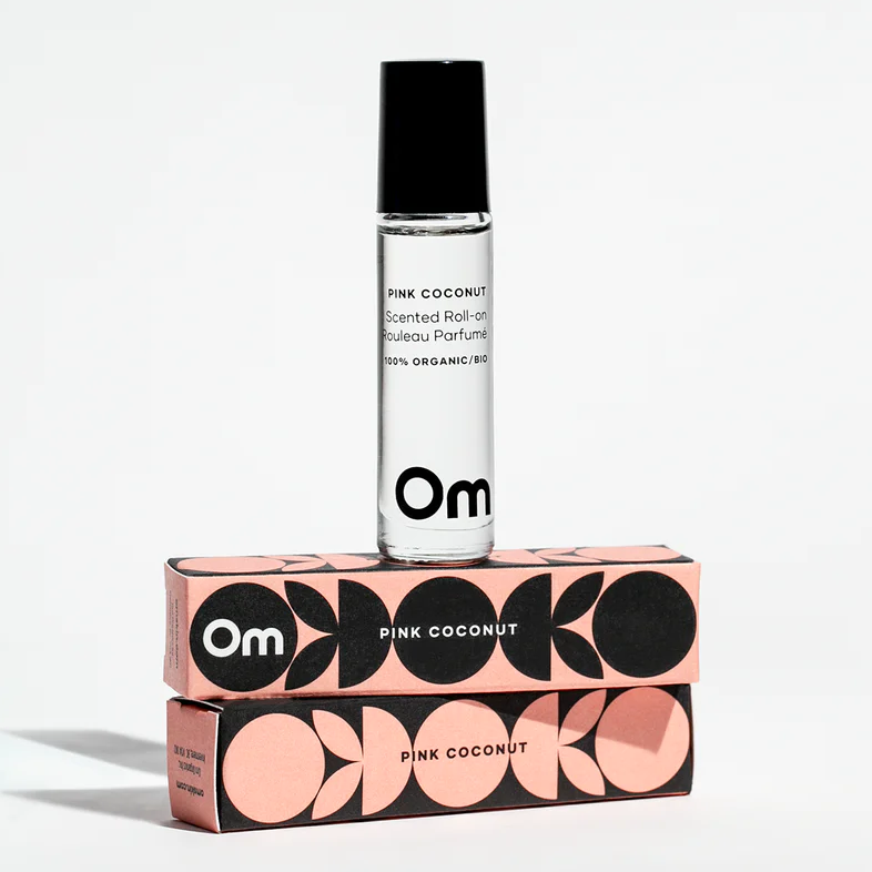 Om Organics Pink Coconut Scented Roll On - Public Mercantile