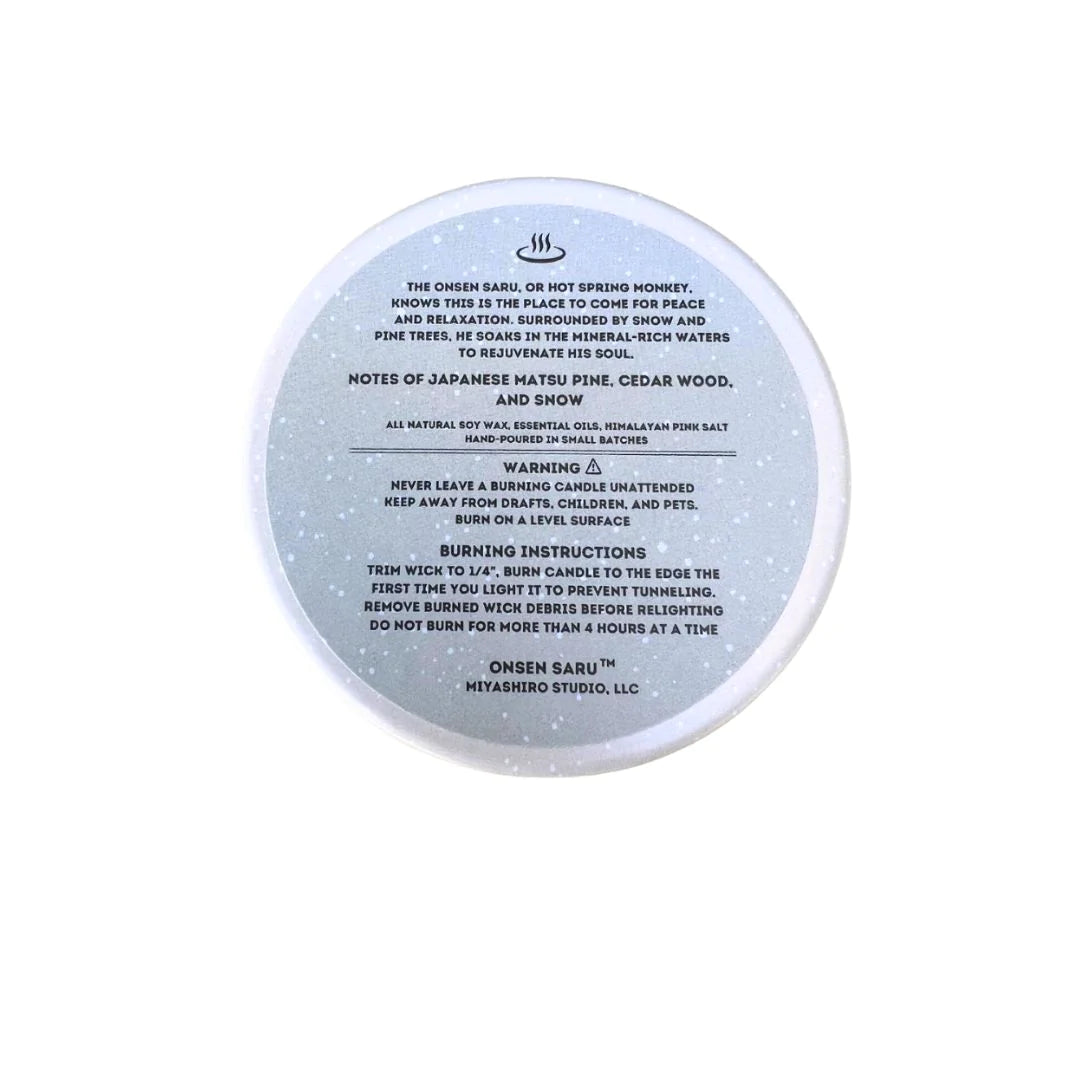 Onsen Saru - Hot Spring Soy Candle - Public Mercantile