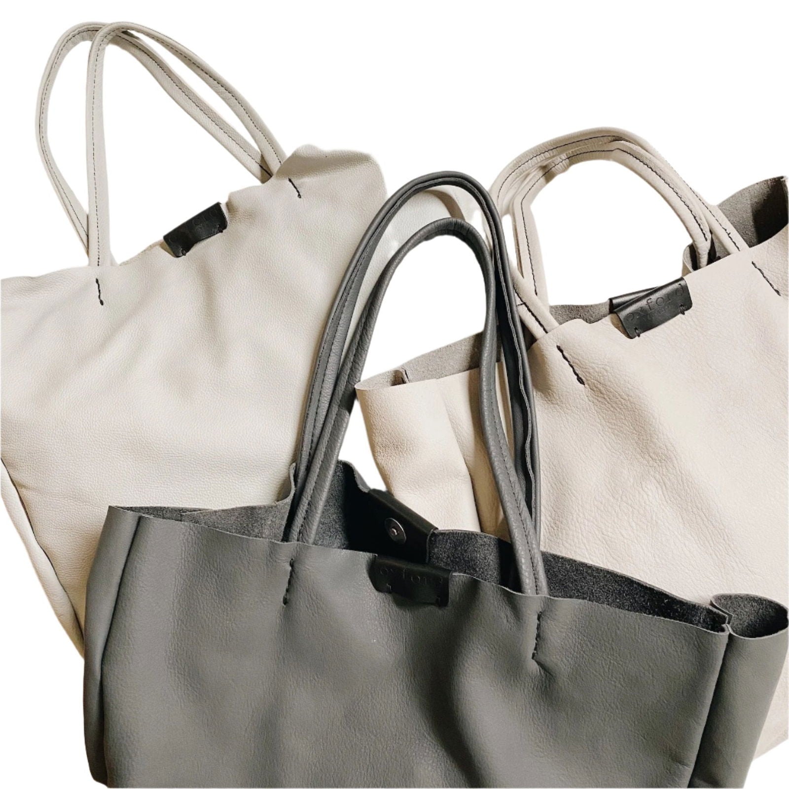 Oxford Large Leather Tote - Public Mercantile