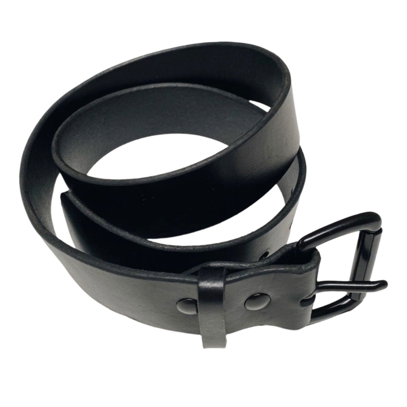 Oxford Leather Belt — Black - Public Mercantile