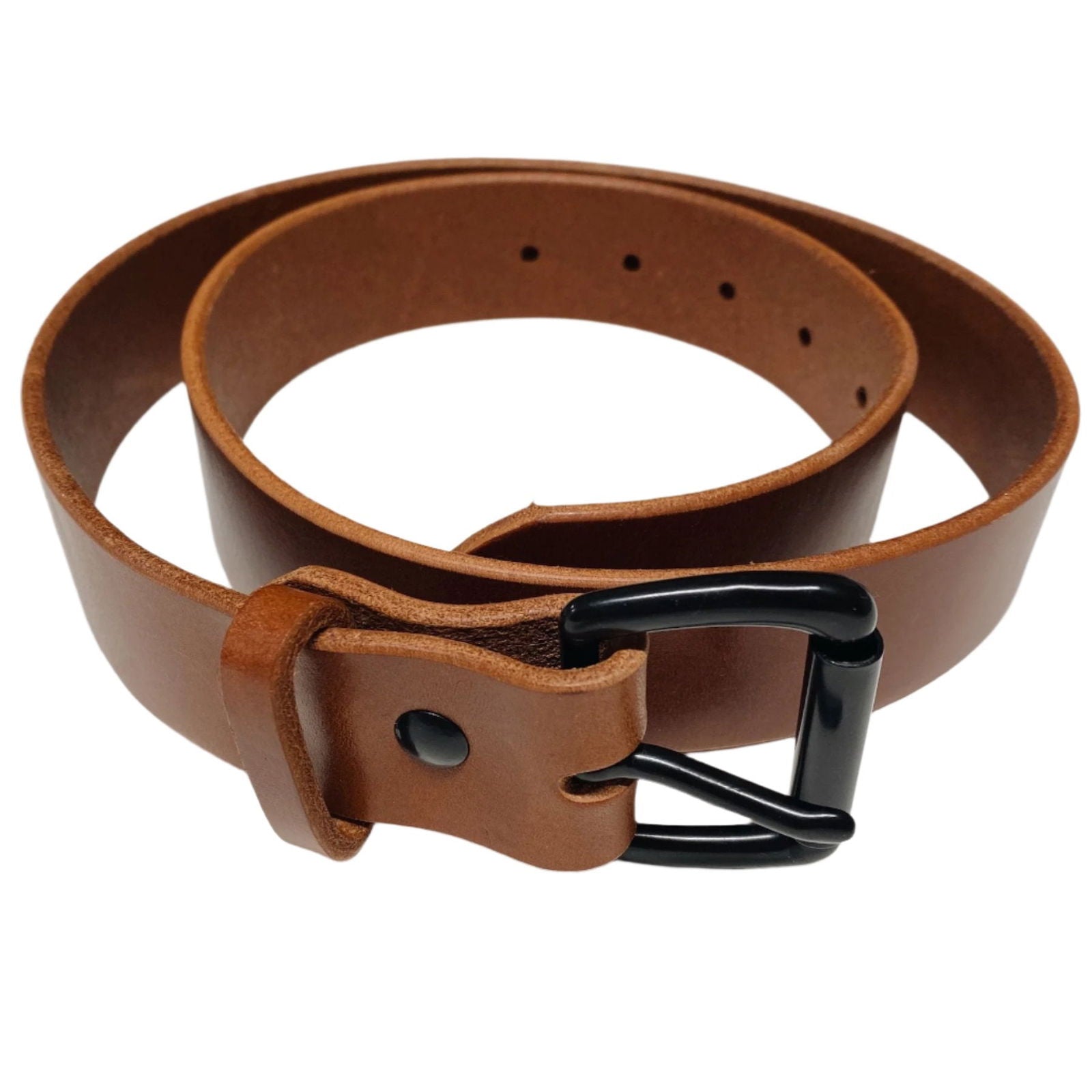 Oxford Leather Belt — Brown - Public Mercantile