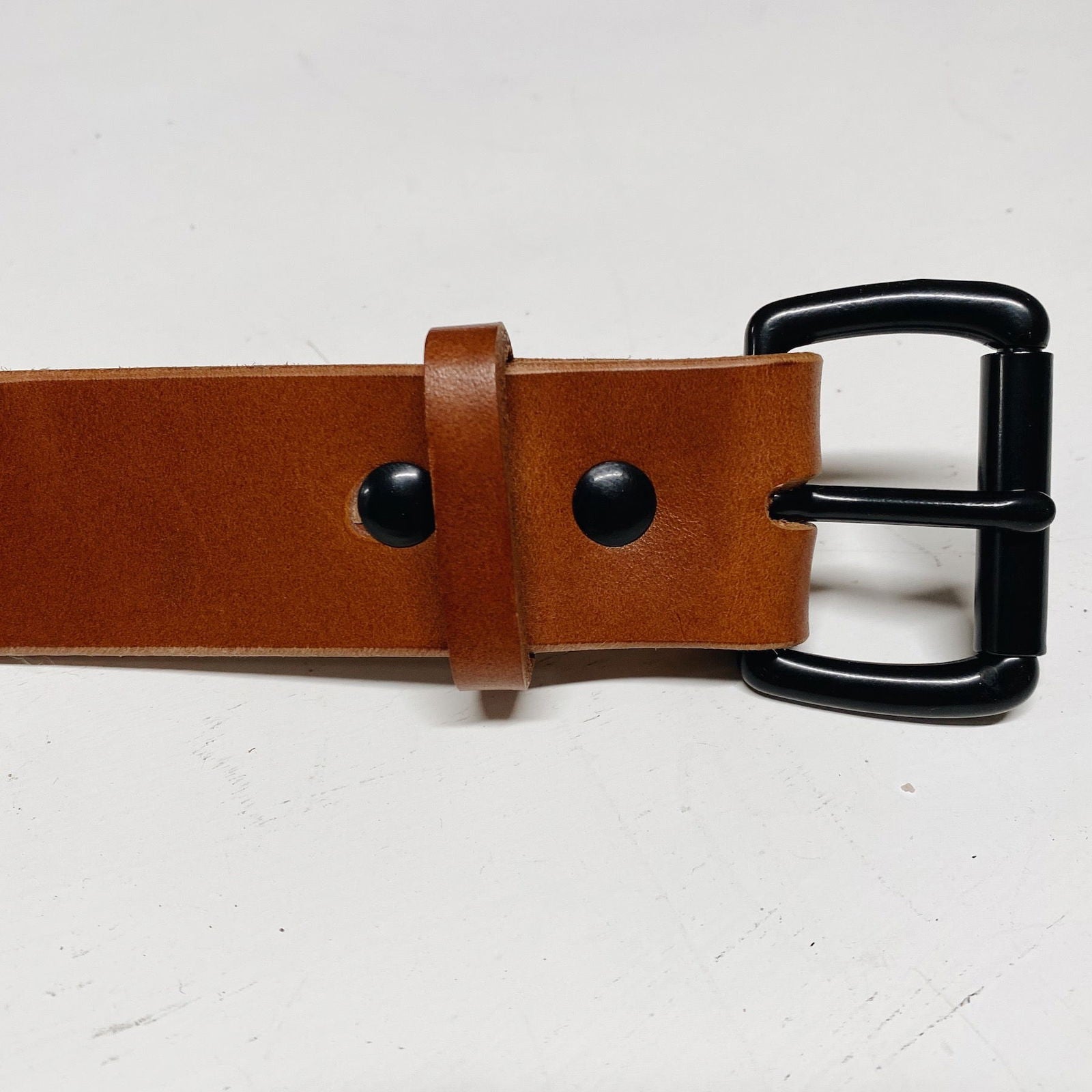 Oxford Leather Belt — Brown - Public Mercantile