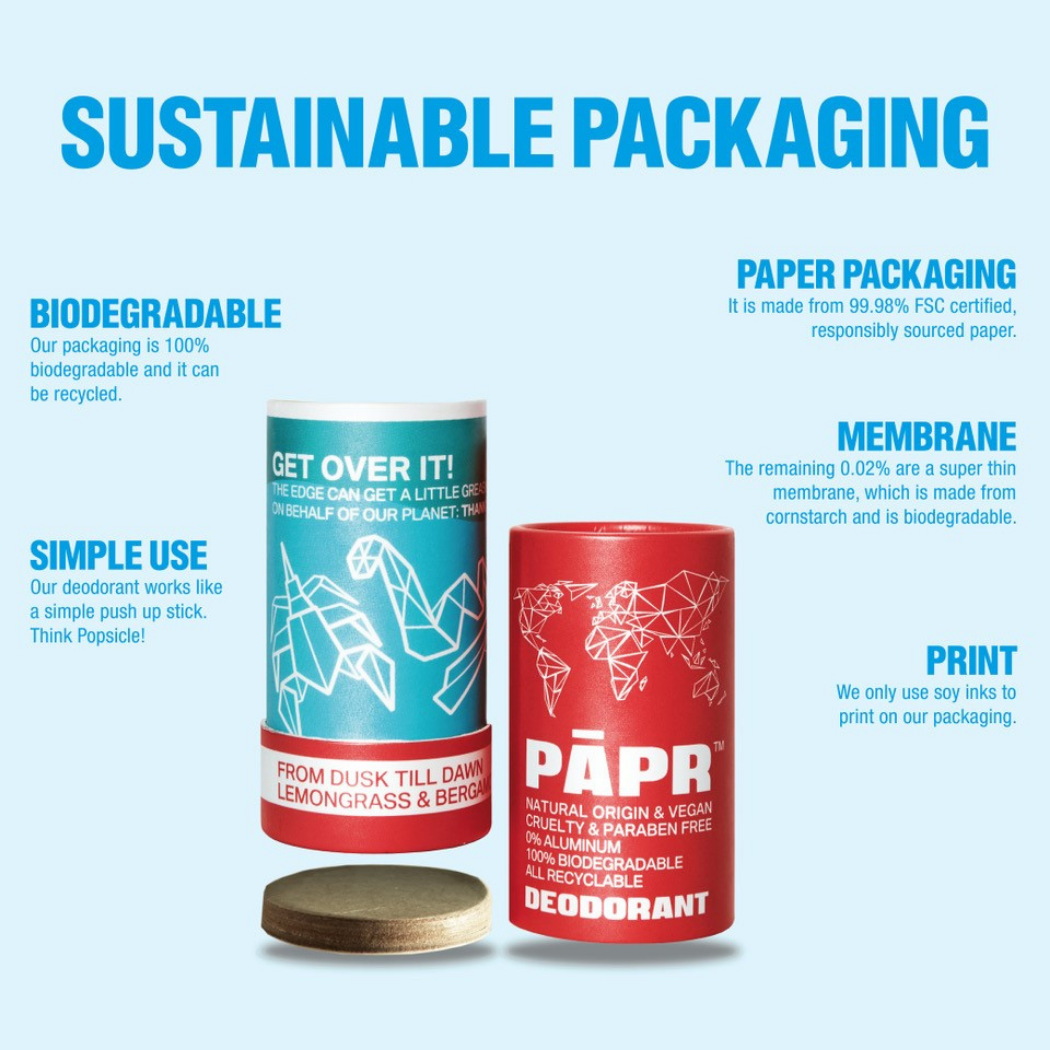 PAPR From Dusk Till Dawn  Lemongrass & Bergamot Deodorant - Public Mercantile