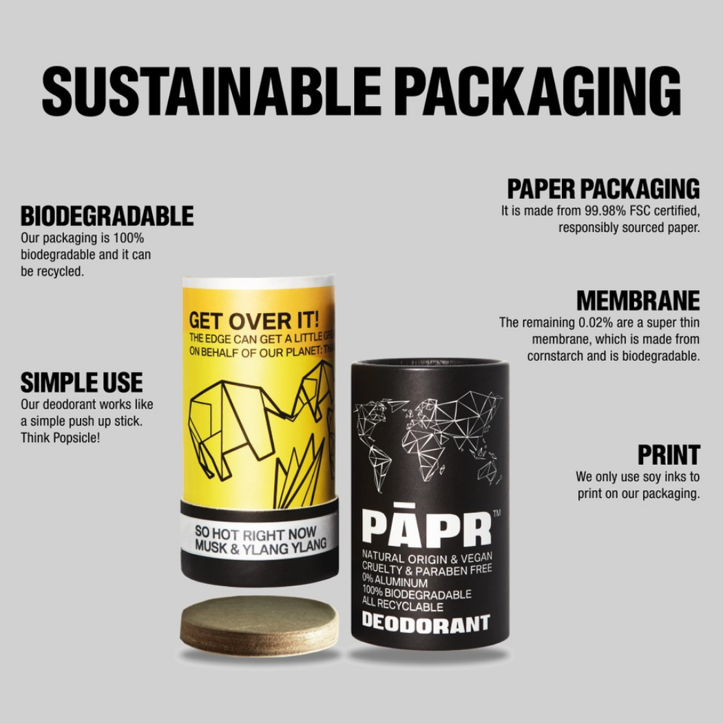 PAPR So Hot Right Now Herbal Musk Deodorant - Public Mercantile