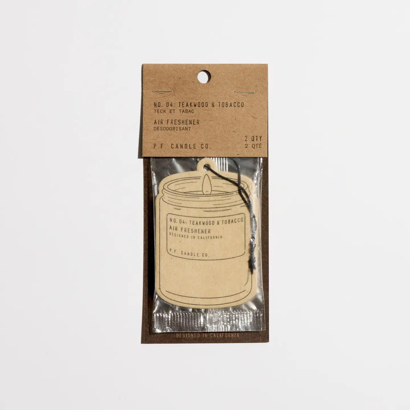 Teakwood & Tobacco Air Freshener — P.F. Candle - Public Mercantile