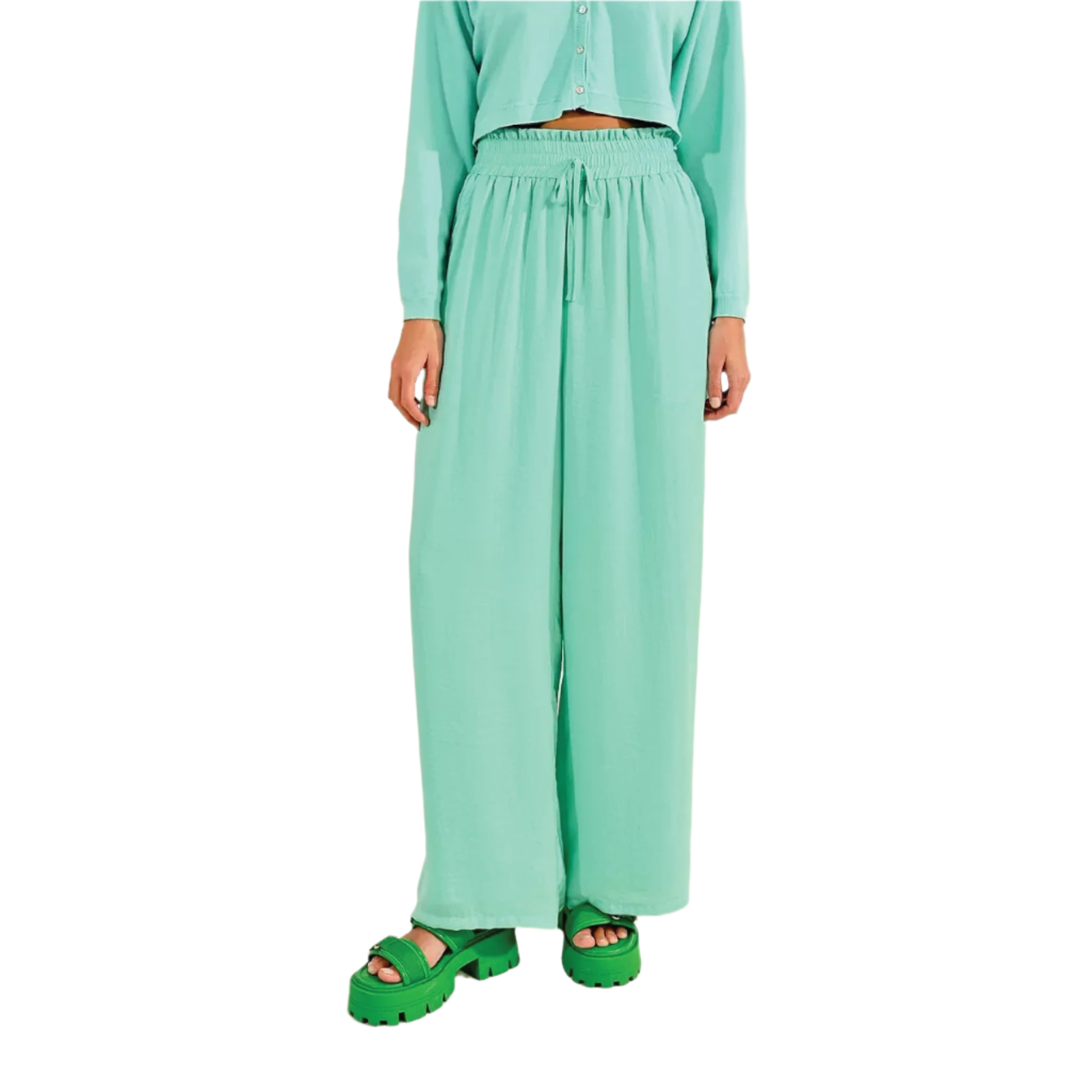 Palazzo Pants — Aqua - Public Mercantile