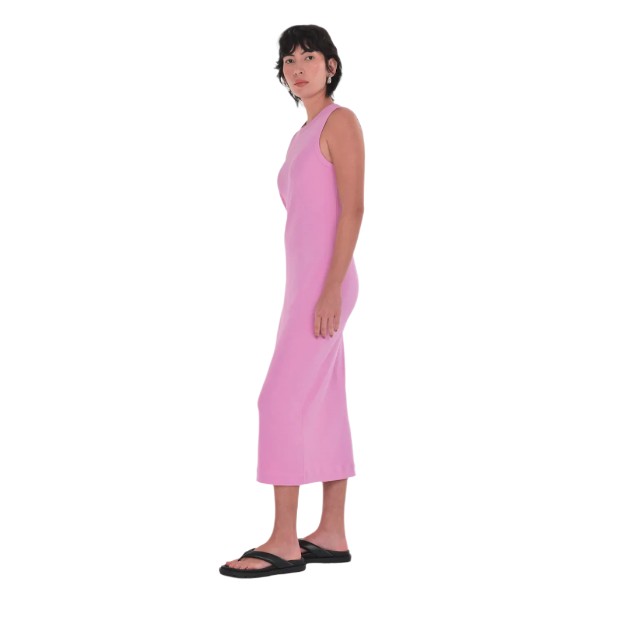 Paper Label Camilla Dress — Fondant Pink - Public Mercantile