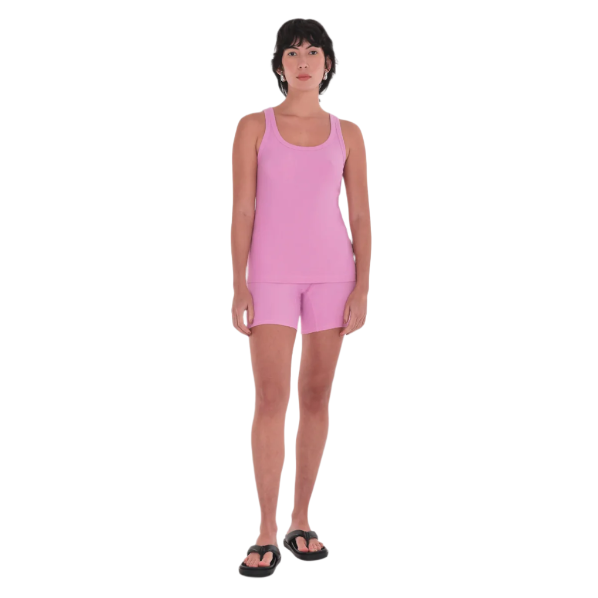 Paper Label Mara Tank — Fondant Pink - Public Mercantile