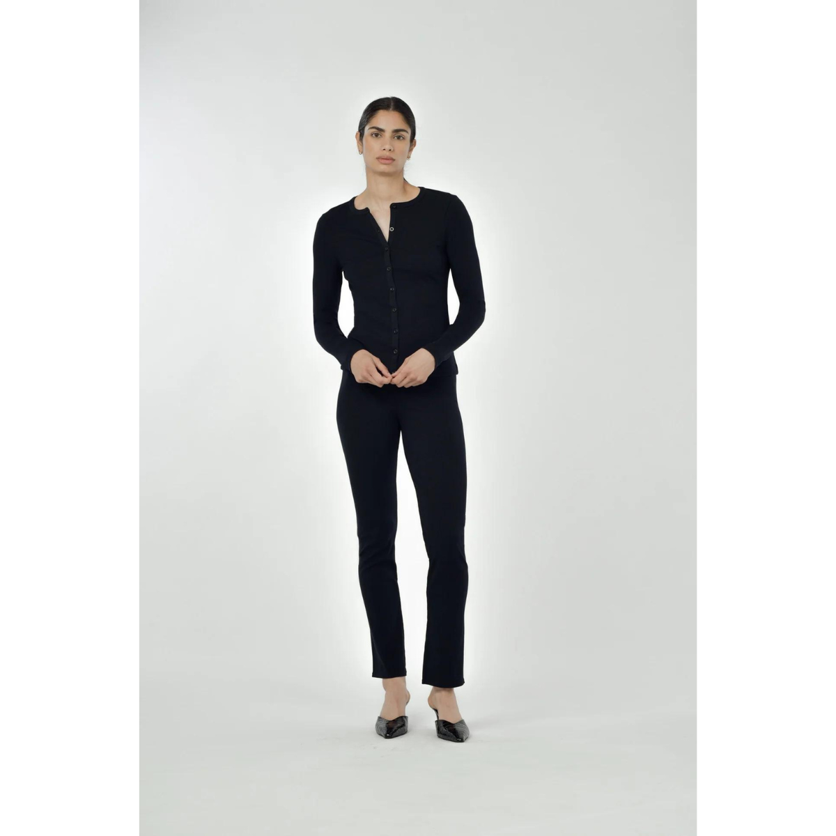 Paper Label Maya Top — Black - Public Mercantile
