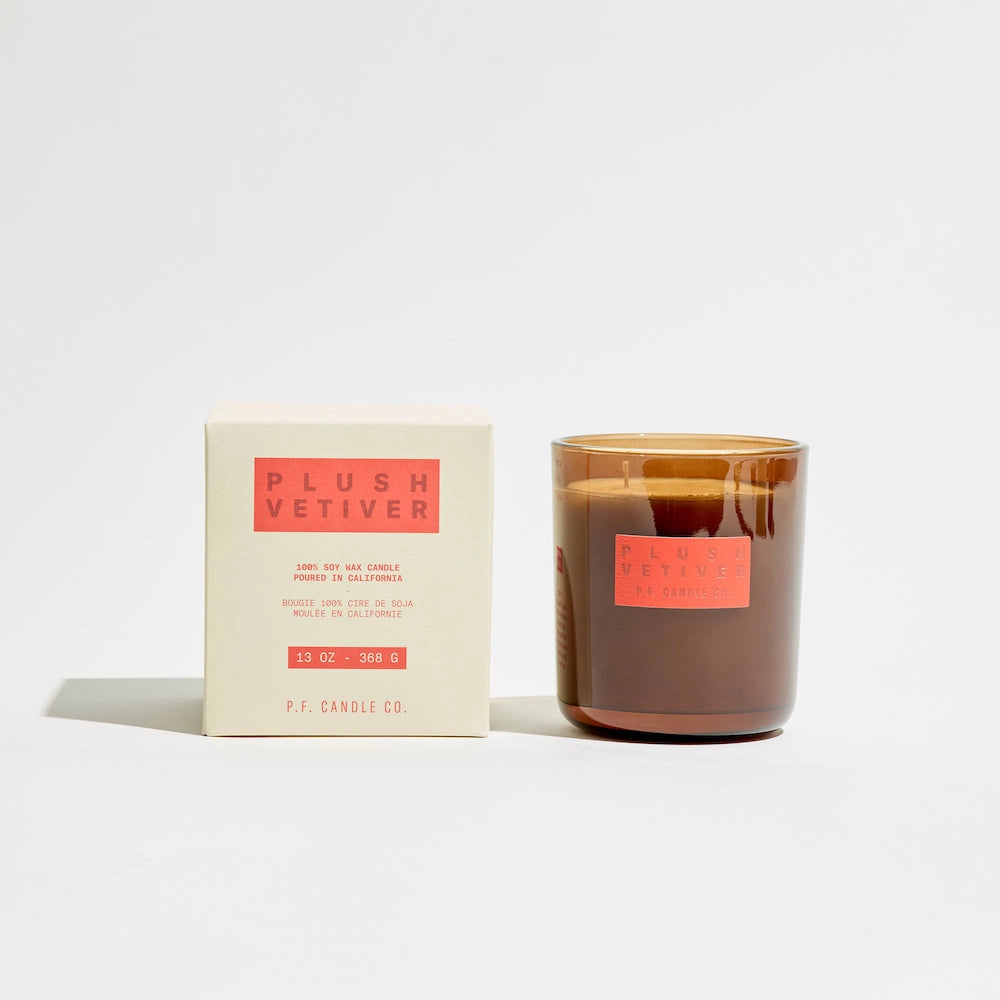 Plush Vetiver Hi-Fi Candle — P.F. Candle - Public Mercantile