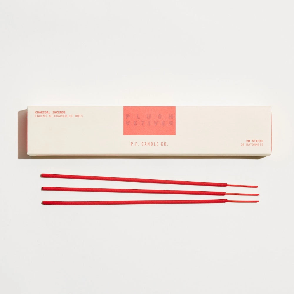 Plush Vetiver Hi-Fi Incense — P.F. Candle - Public Mercantile