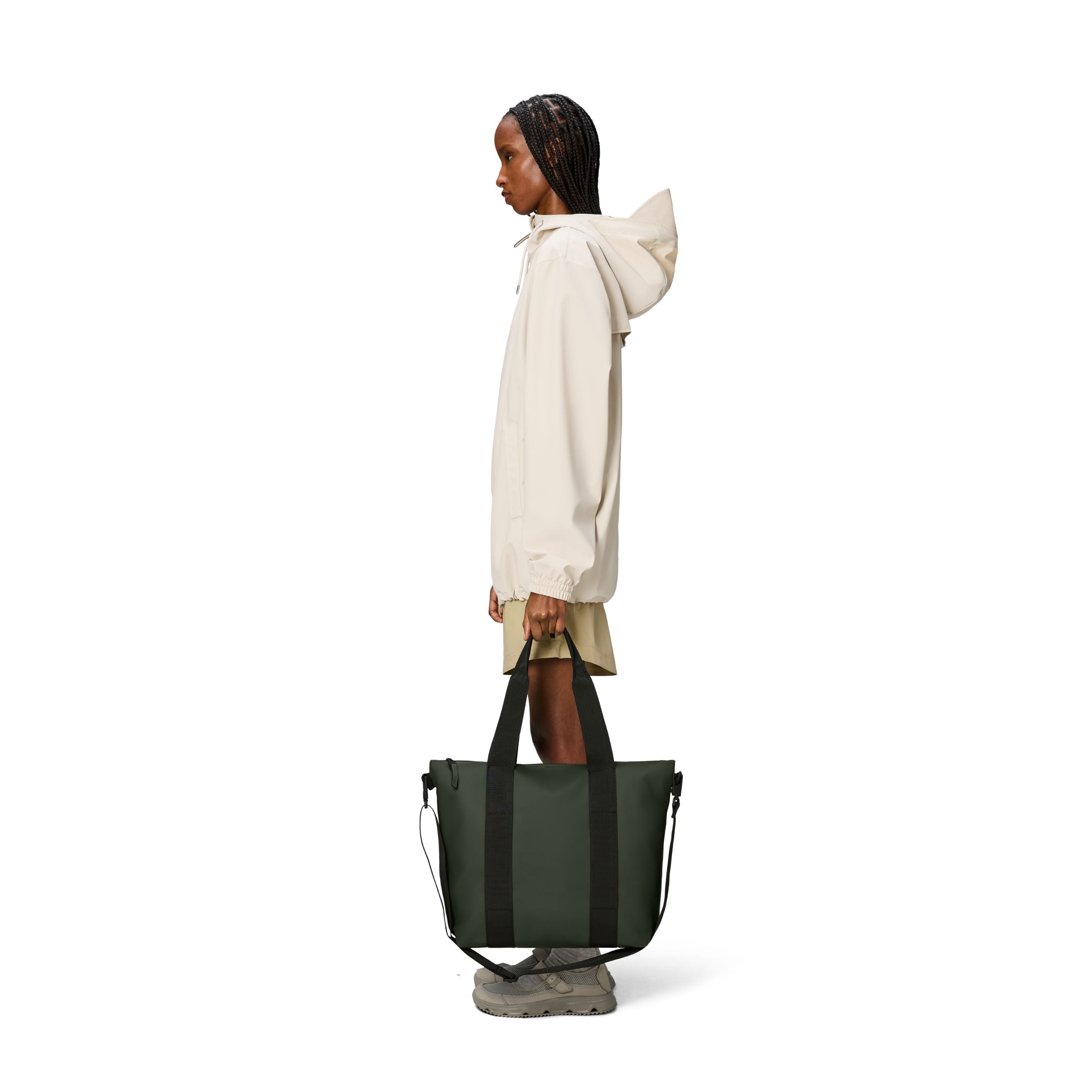 Rains W3 Mini Tote Bag — Green