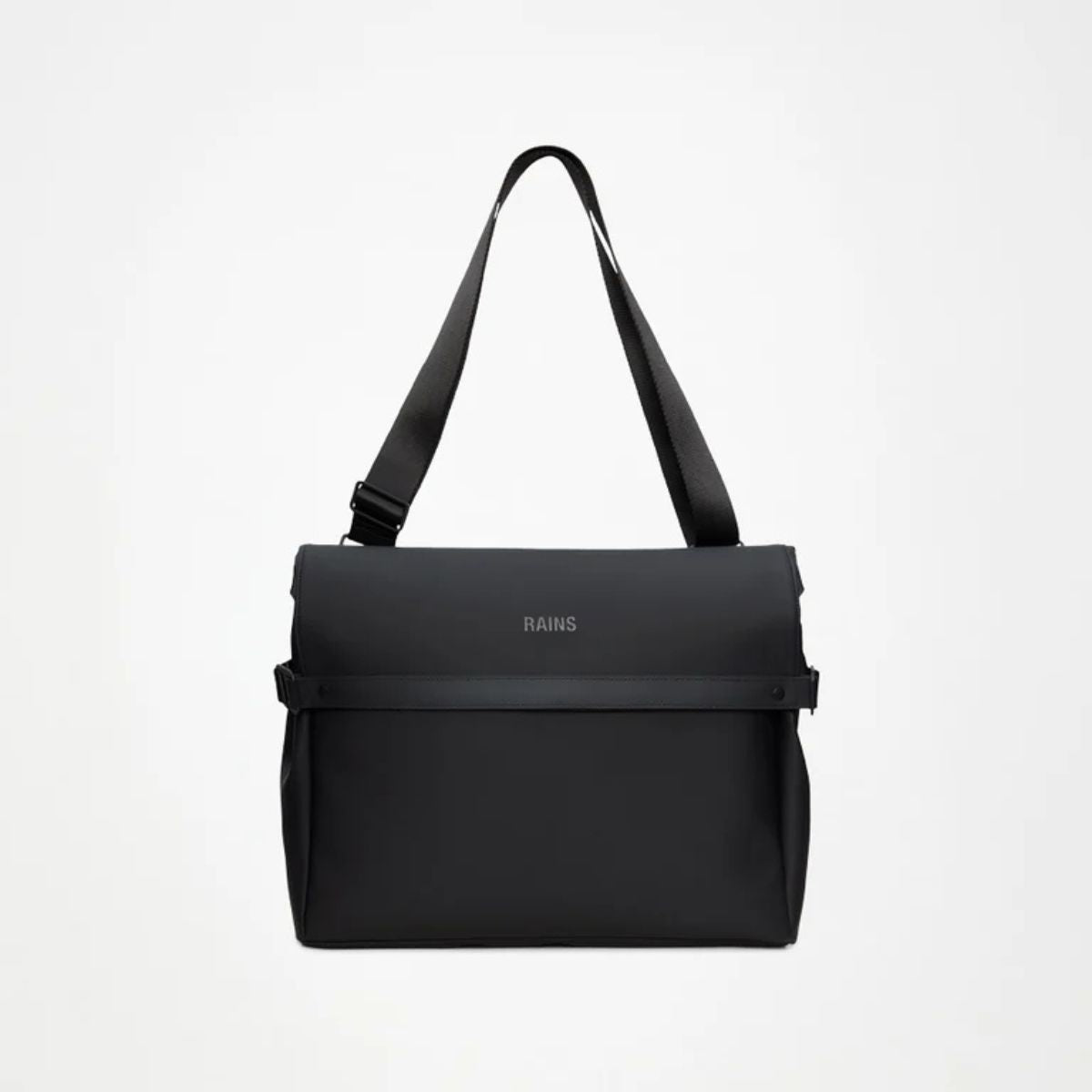 Rains OTG Messenger Bag — Black - Public Mercantile