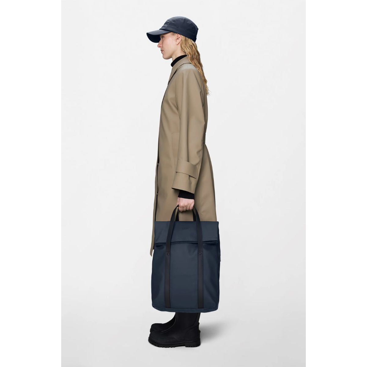 Rains 2 Way Tote Backpack — Navy - Public Mercantile