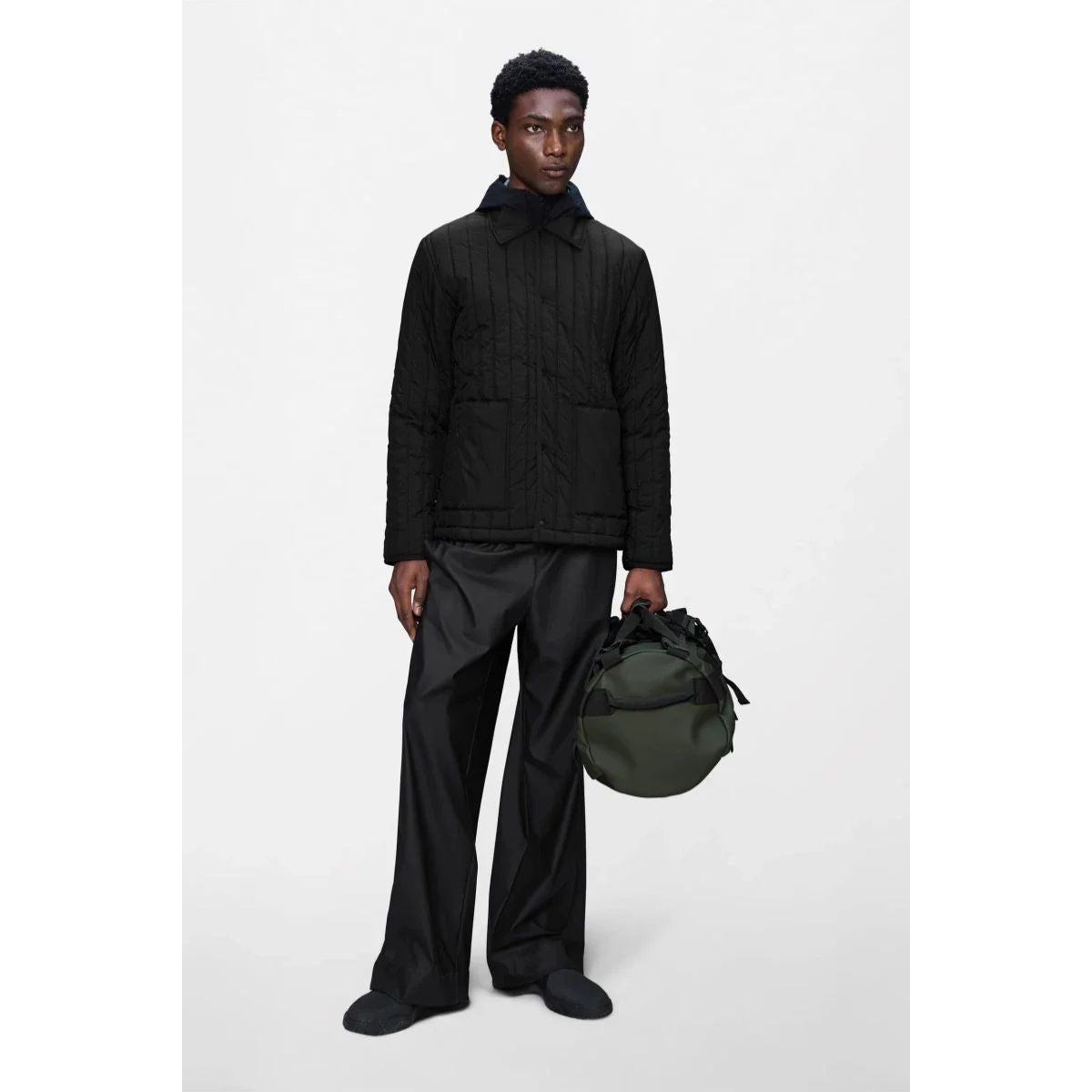 Blouson aviateur Rains Banja Liner pour femme — Noir
