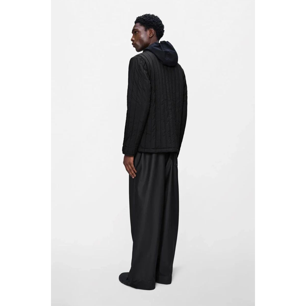 Blouson aviateur Rains Banja Liner pour femme — Noir