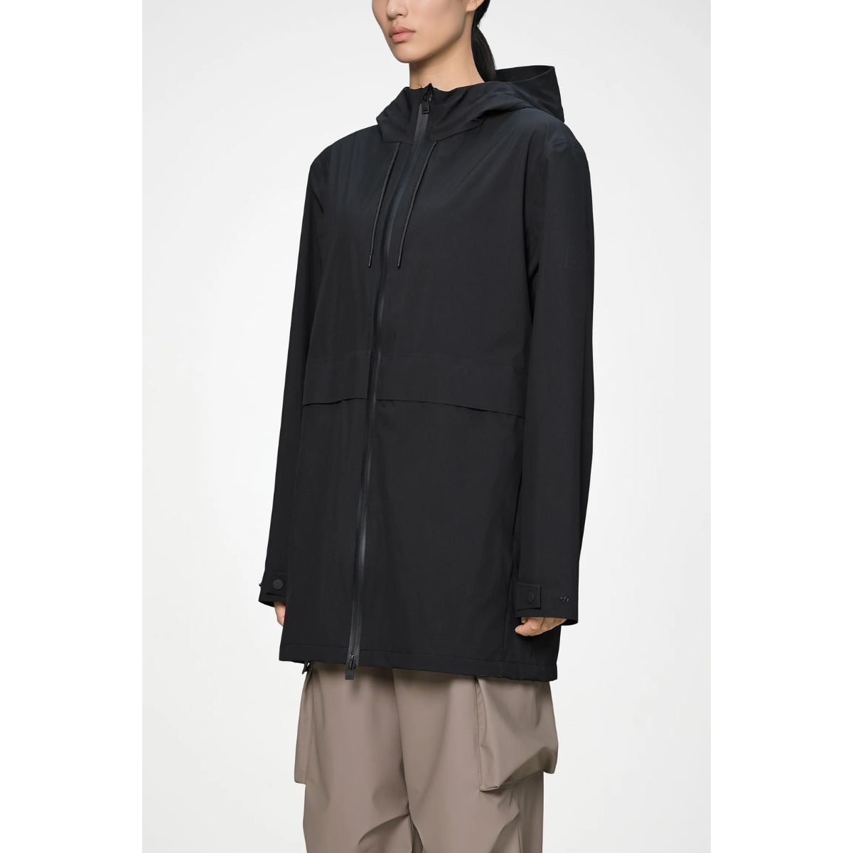 Blouson aviateur Rains Banja Liner pour femme — Noir