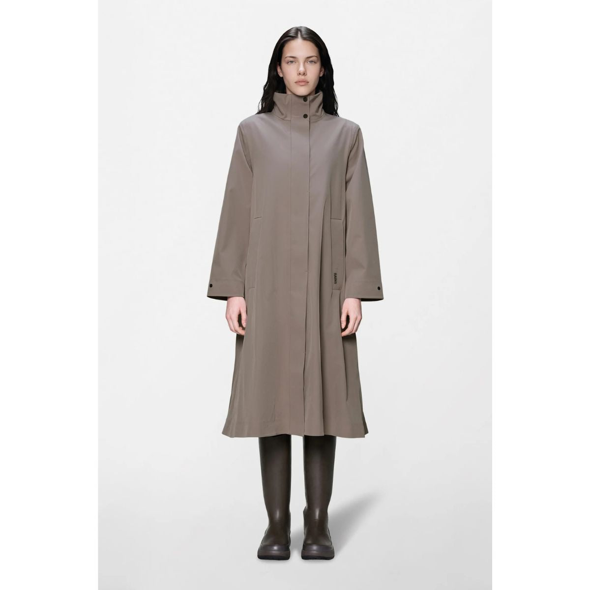 Rains Suva Softshell A-Line Jacket — Cinder - Public Mercantile