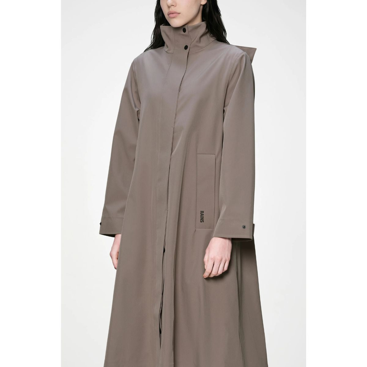 Rains Suva Softshell A-Line Jacket — Cinder - Public Mercantile