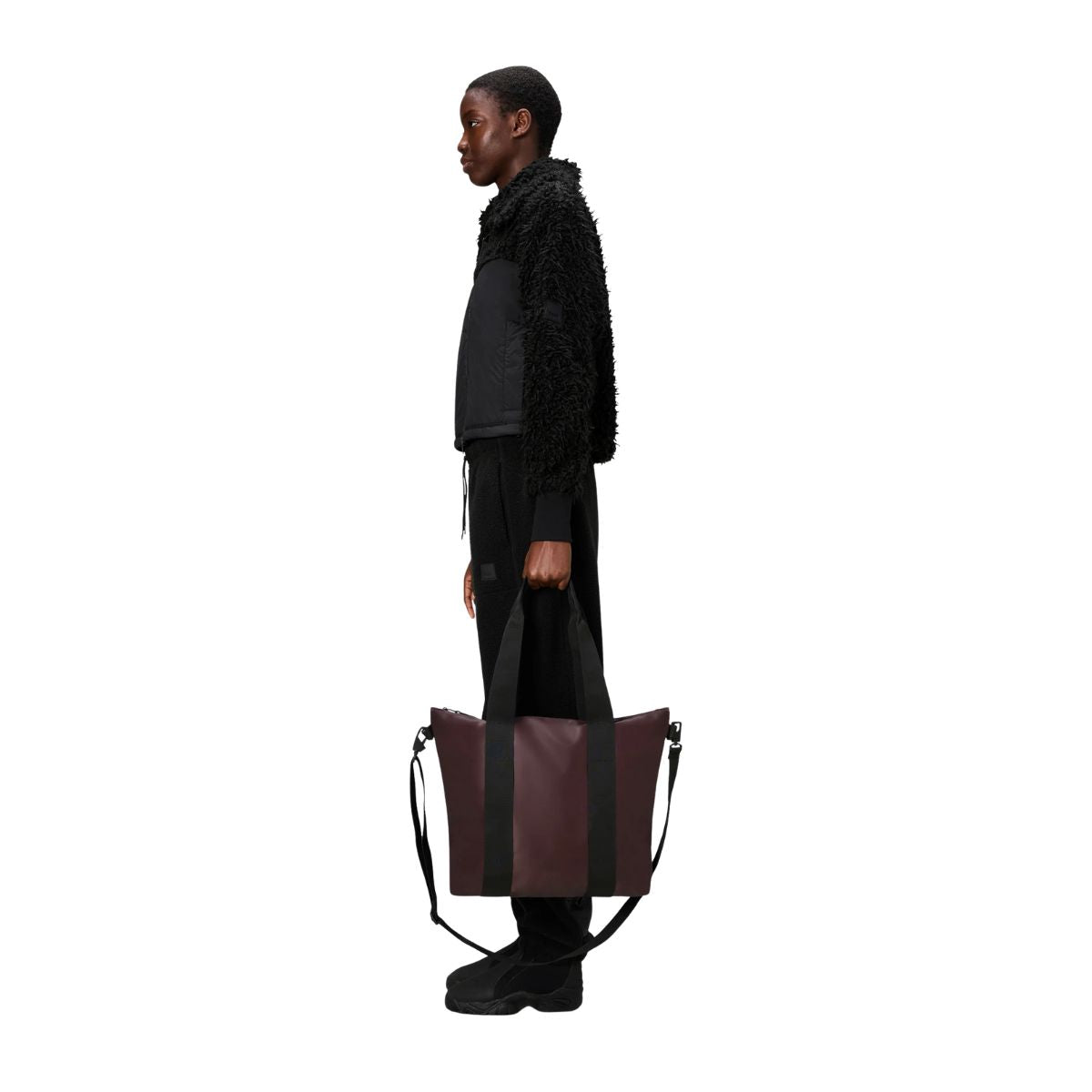 Mini sac fourre-tout Rains W3 — Noir 
