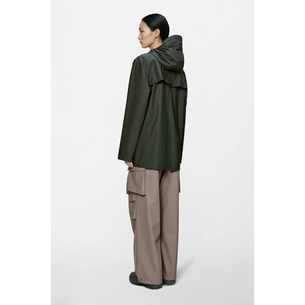 Rains W3 Rain Jacket — Green - Public Mercantile
