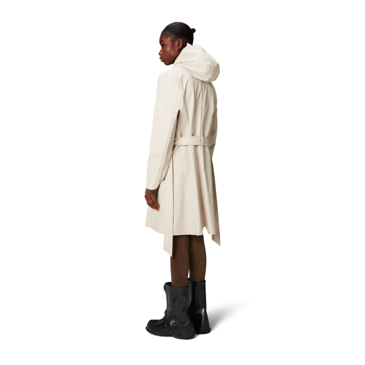 Rains W3 Curve Rain Jacket — Dune - Public Mercantile