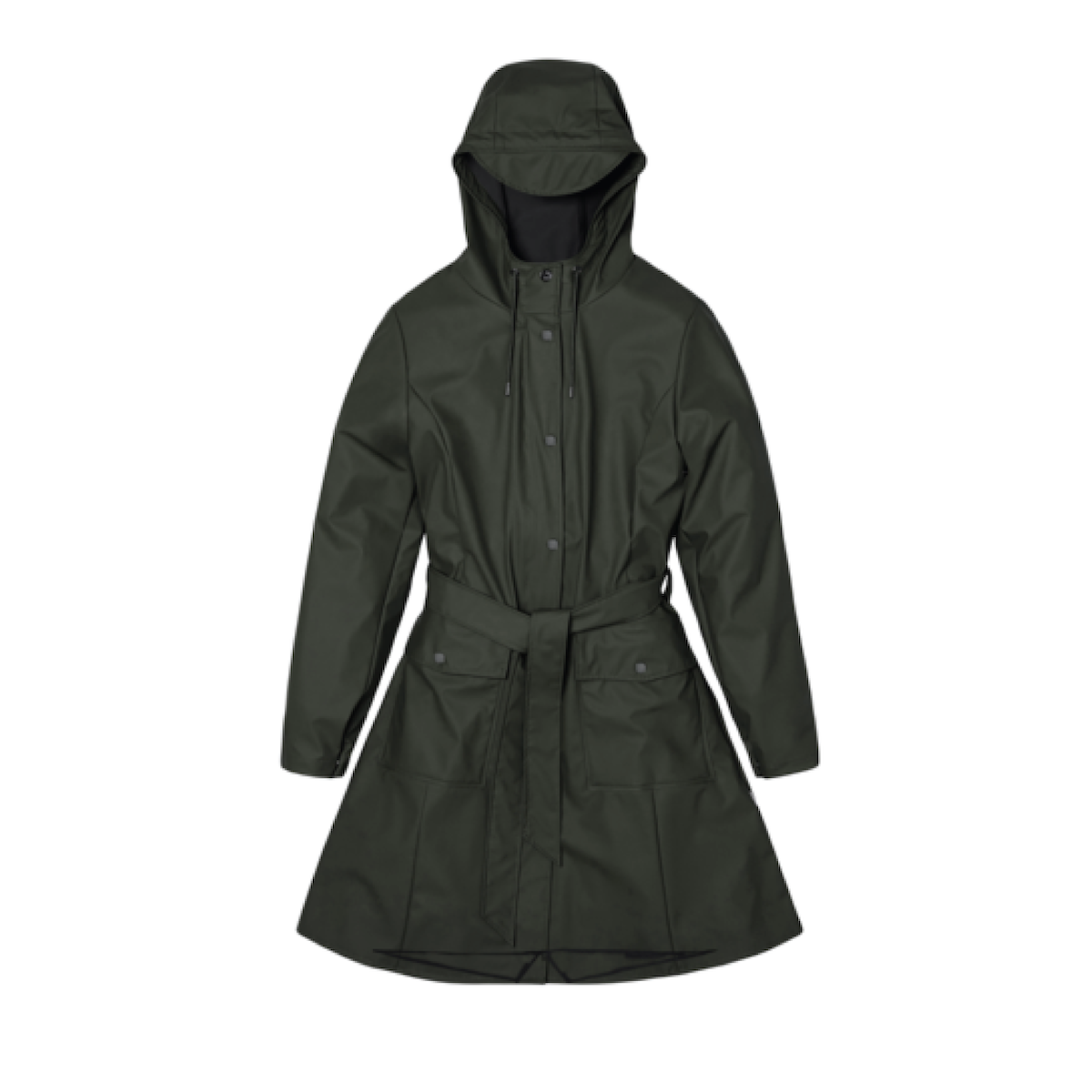 Rains W3 Curve Rain Jacket — Green - Public Mercantile