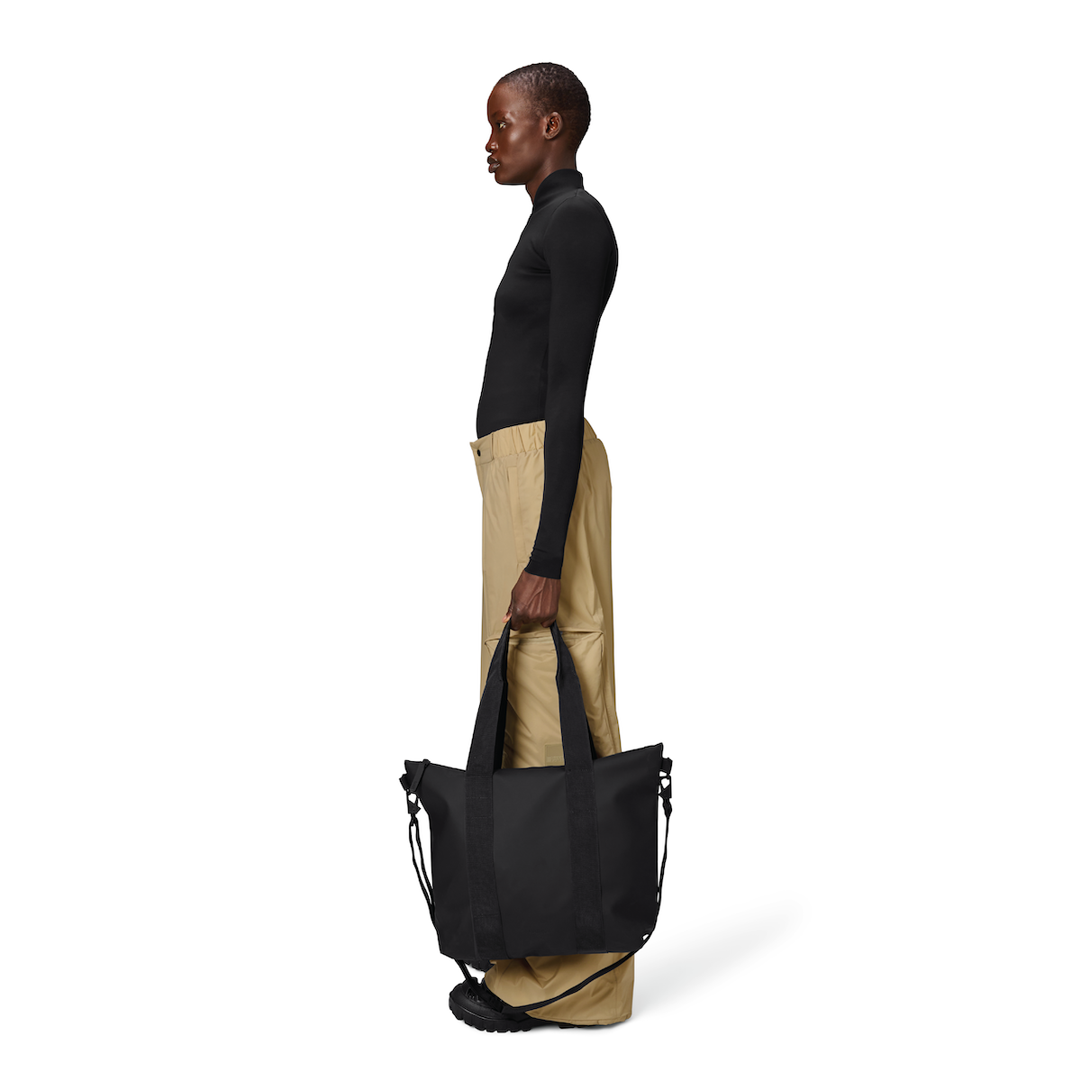Rains W3 Mini Tote Bag — Black - Public Mercantile