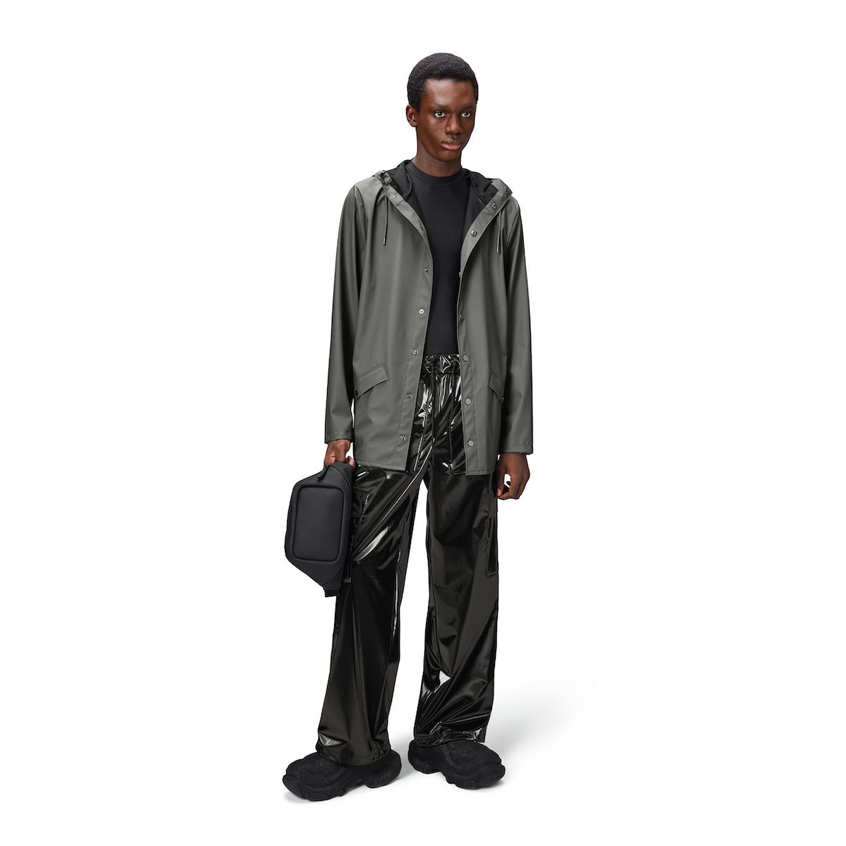 Rains W3 Rain Jacket — Grey - Public Mercantile
