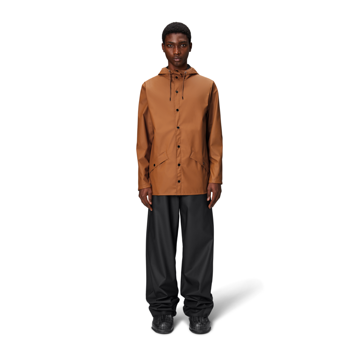 Rains W3 Rain Jacket — Rust - Public Mercantile