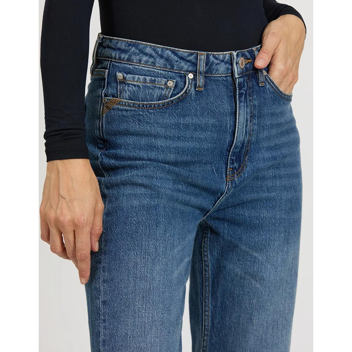 Reiko Milo Straight Jeans — Denim V-278 - Public Mercantile