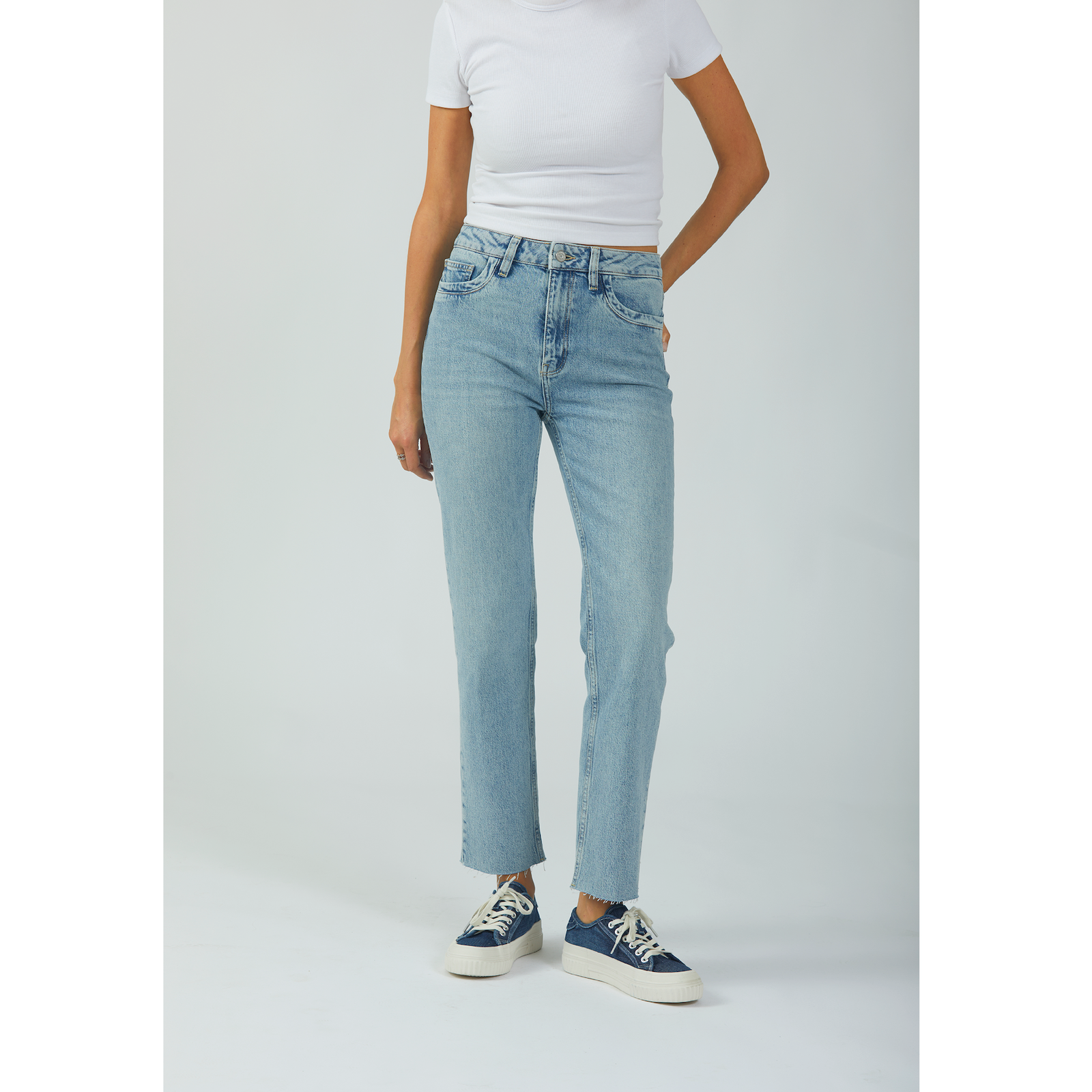 Reiko Miloevo Straight Jeans — Denim 458 - Public Mercantile