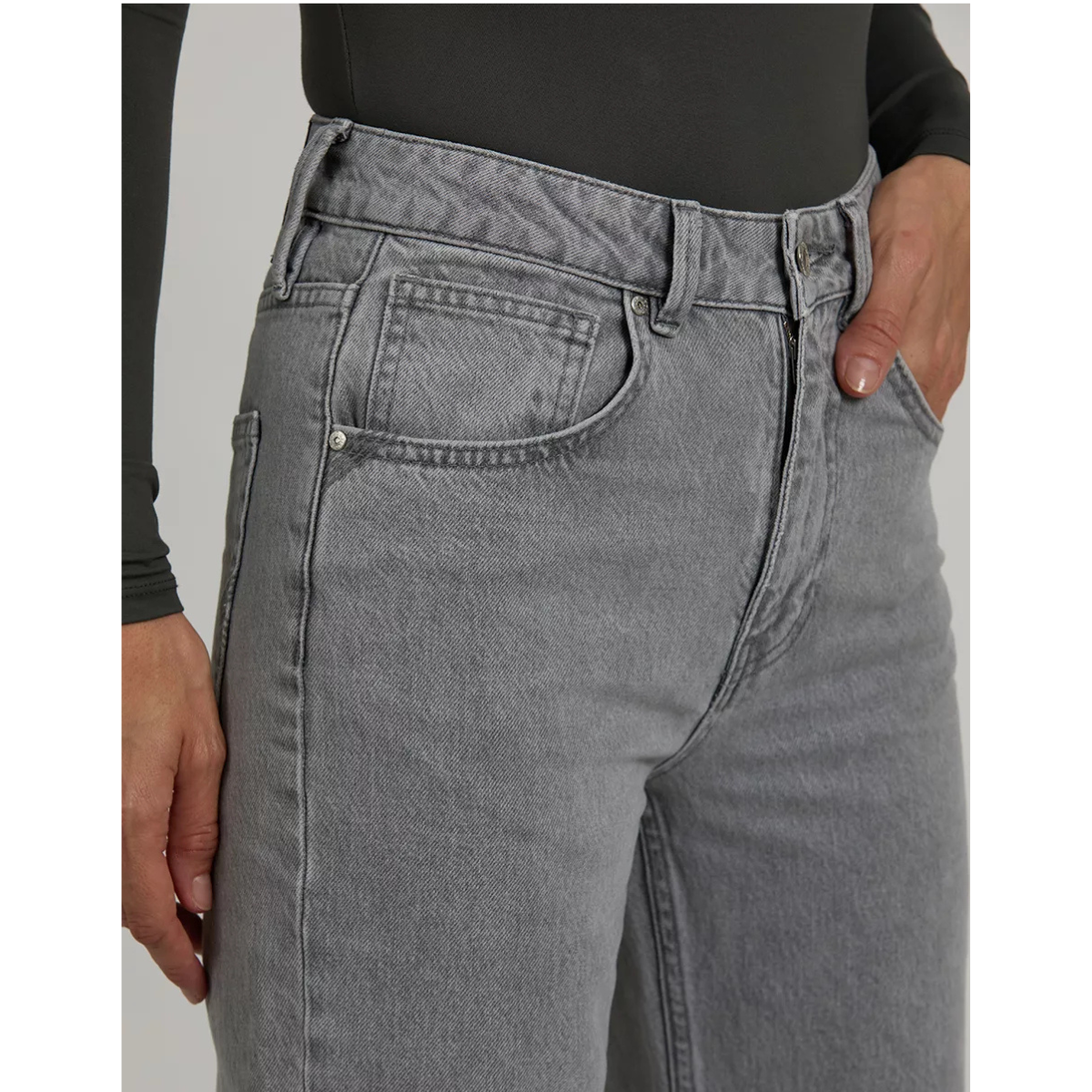 Reiko Porto Straight Jeans — Denim G-662 - Public Mercantile