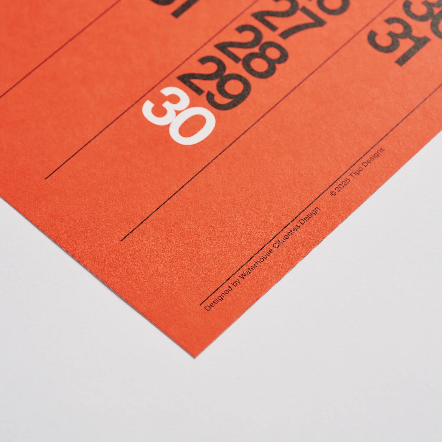 Stendig V 2026 Calendar — Red