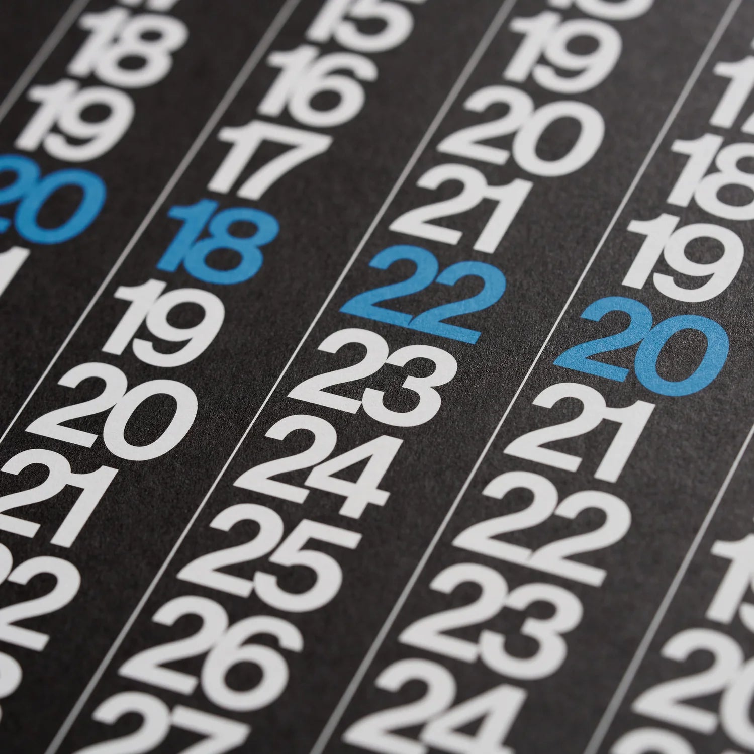 Stendig V 2026 Calendar — Black
