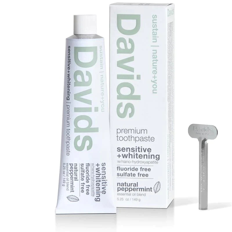 Davids Toothpaste | sensitive+whitening travel size