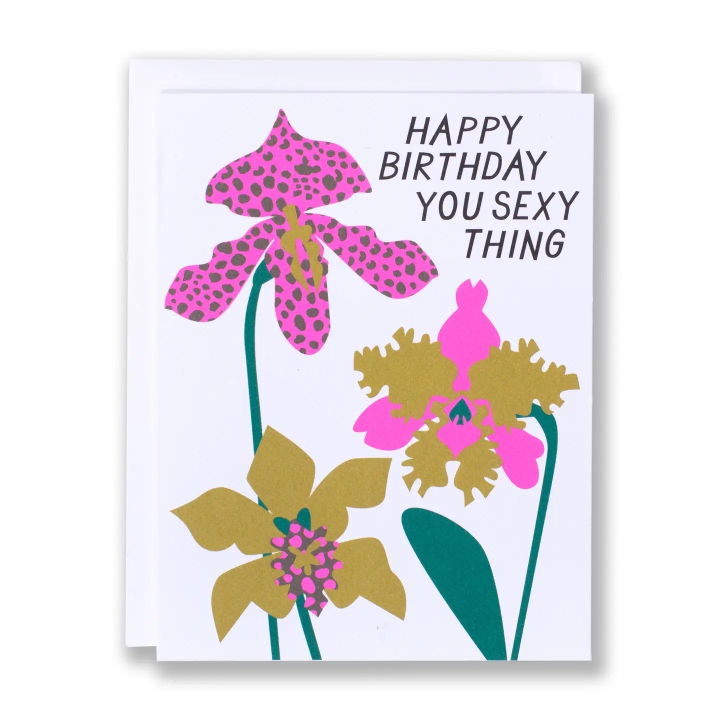 Sexy Orchid Birthday Card - Public Mercantile