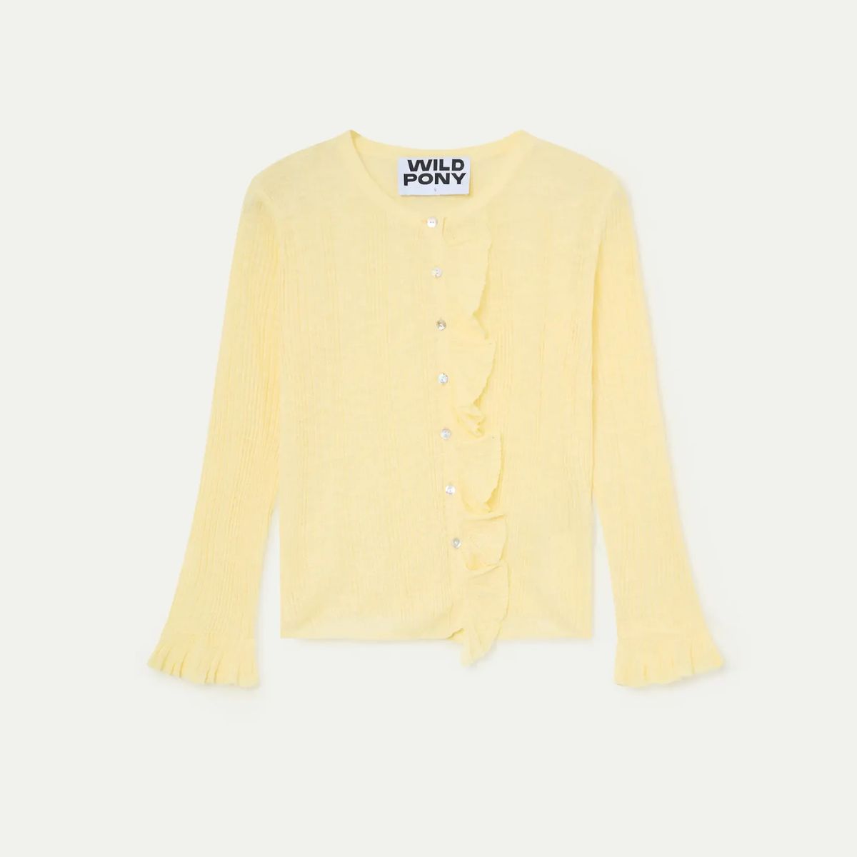 Soft Yellow Sheer Cardigan — Wild Pony - Public Mercantile
