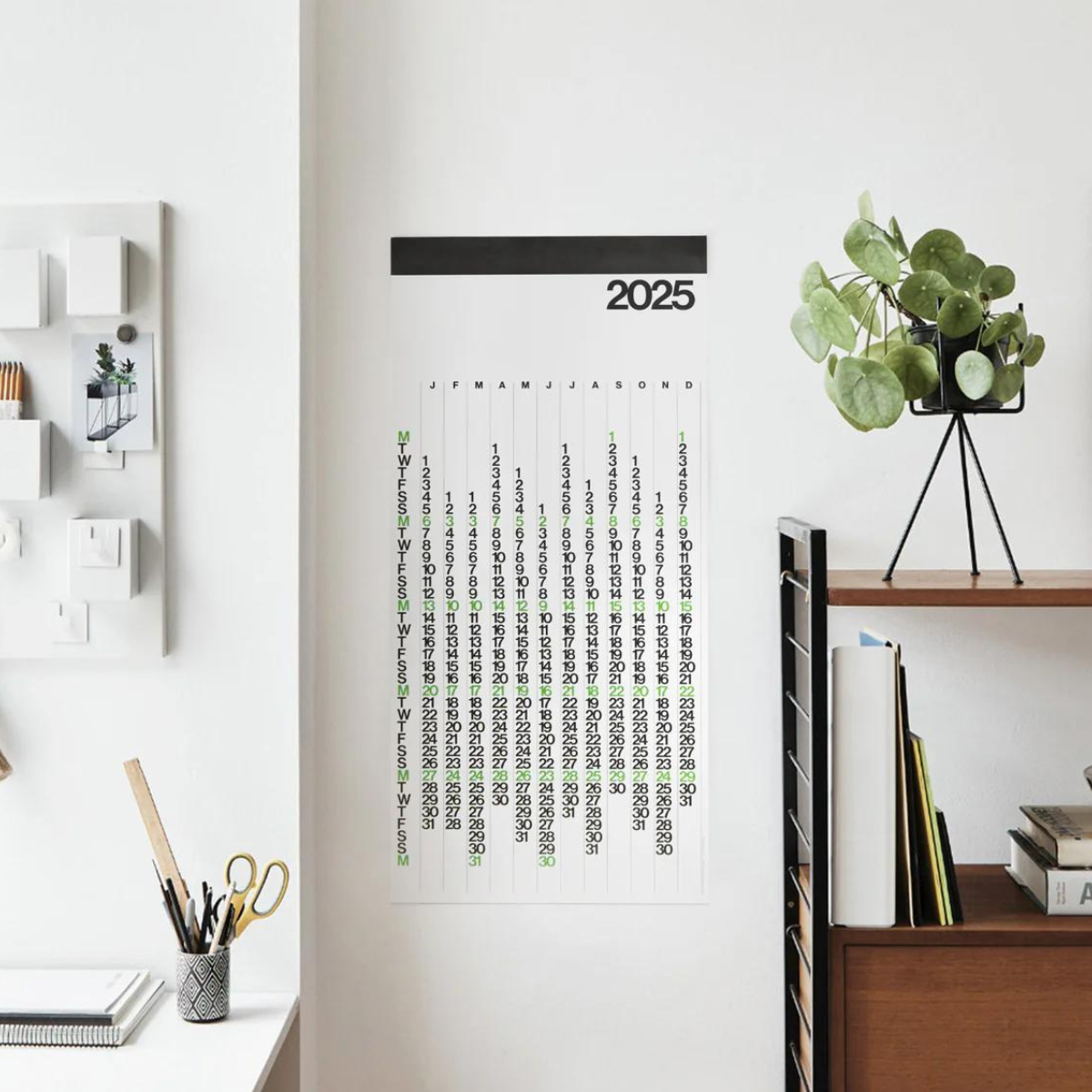 Stendig V 2025 Calendar — White - Public Mercantile
